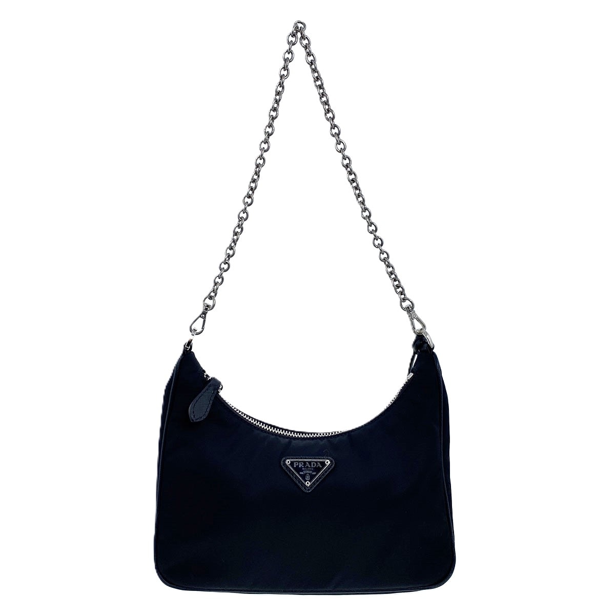 【お値下げ品】PRADA プラダ Re-Edition 2005 バッグ ショルダーバッグ 1BH204 ナイロン シルバー金具 レディース【中古】