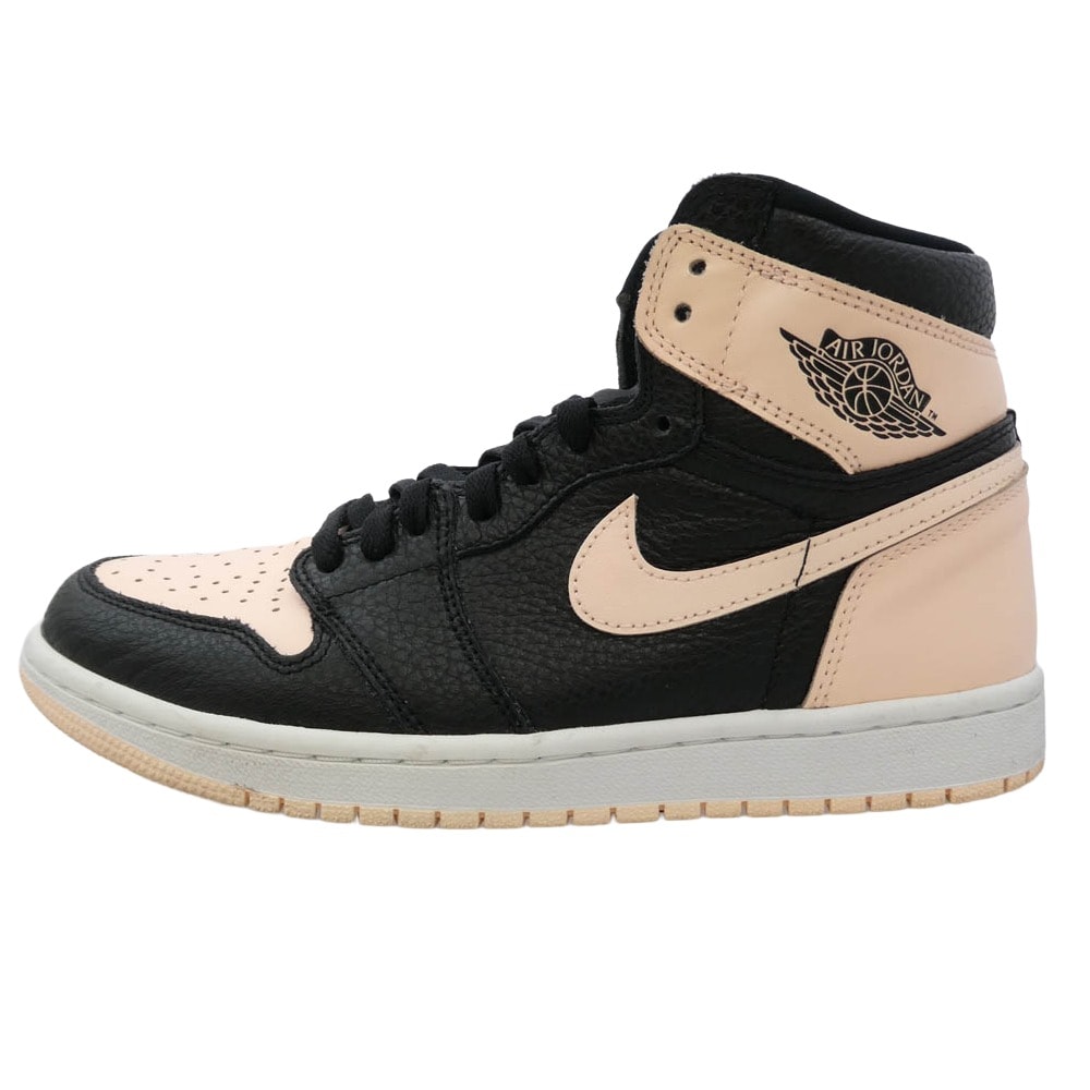 NIKE ナイキ スニーカー 555088-081 Air Jordan 1 Retro High OG Crimson Tint エアジョーダン1 レトロ ハイ OG クリムゾンティント ハイカット スニーカー ブラック系 ピンク系 26cm【中古】