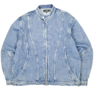 KITH NYC キスニューヨークシティ 26SS Kith Denim Adrien Moto Jacket デニム エイドリアン モト ジャケット 26011060002110 S Mid Indigo Gジャン アウター g26890