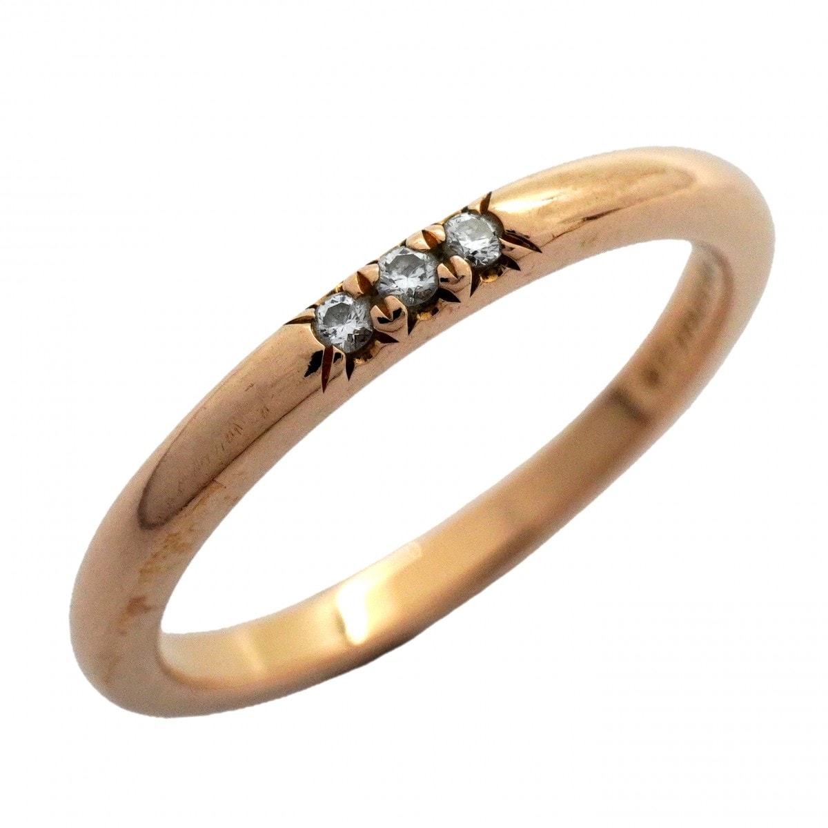 ★最終価格【6jcb0256】ティファニー リング フォーエバー 3PD K18PG ピンクゴールド ダイヤモンド 8.5号【中古】レディース