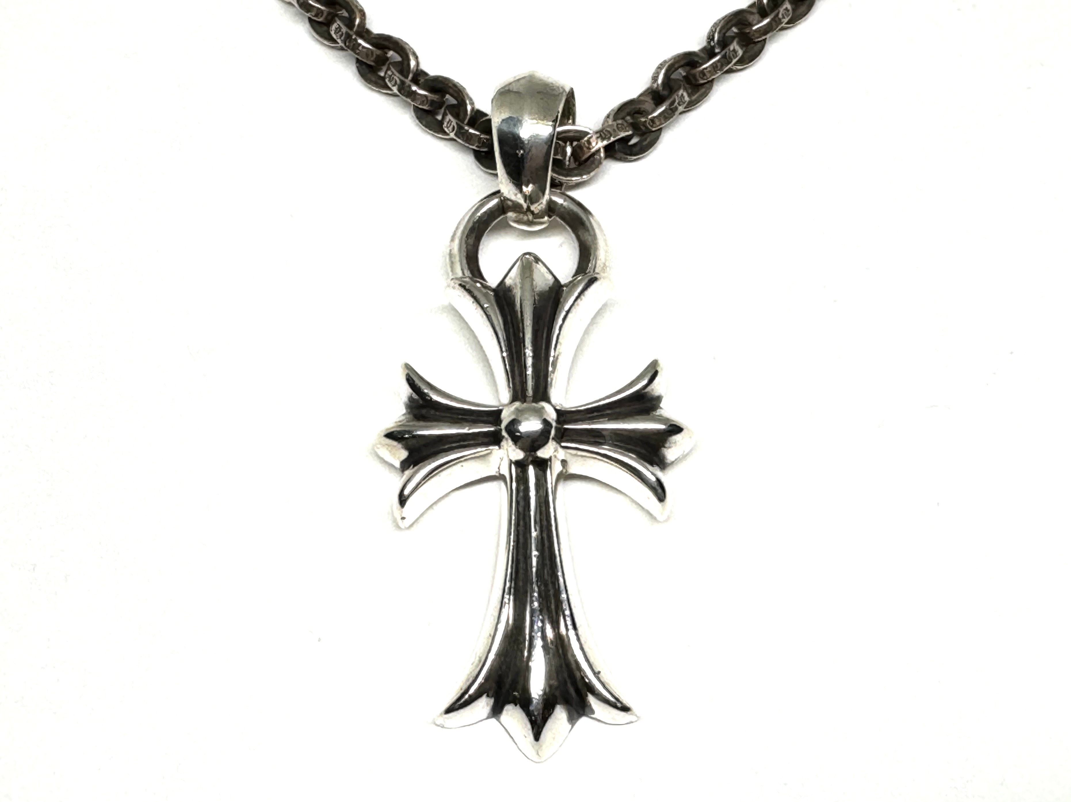 Chrome Hearts CH Cross Pendant Small / Plain Bail "Silver"