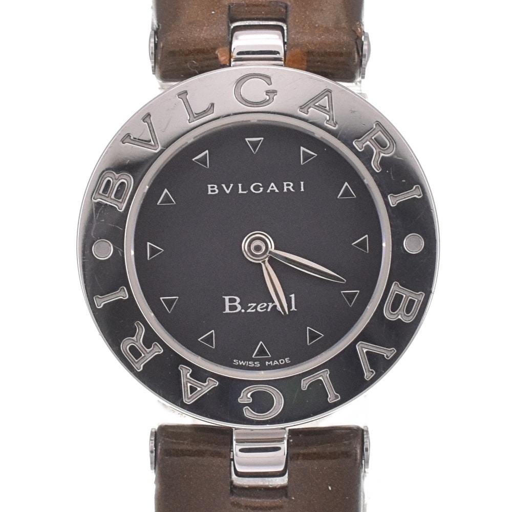 値下 ブルガリ BVLGARI BZ22S B.zero1 SS/レザー クォーツ レディース J#142725