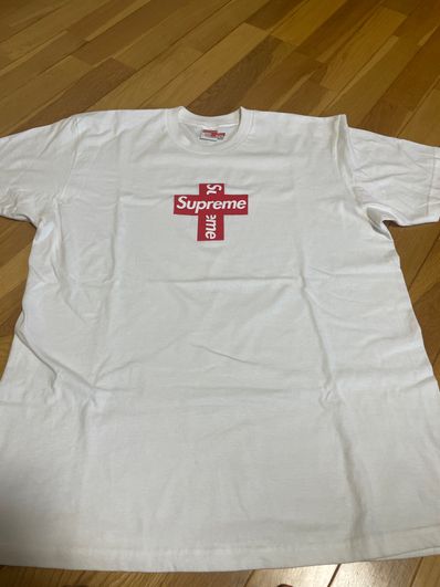 Supreme Cross Box Logo Tee "White"