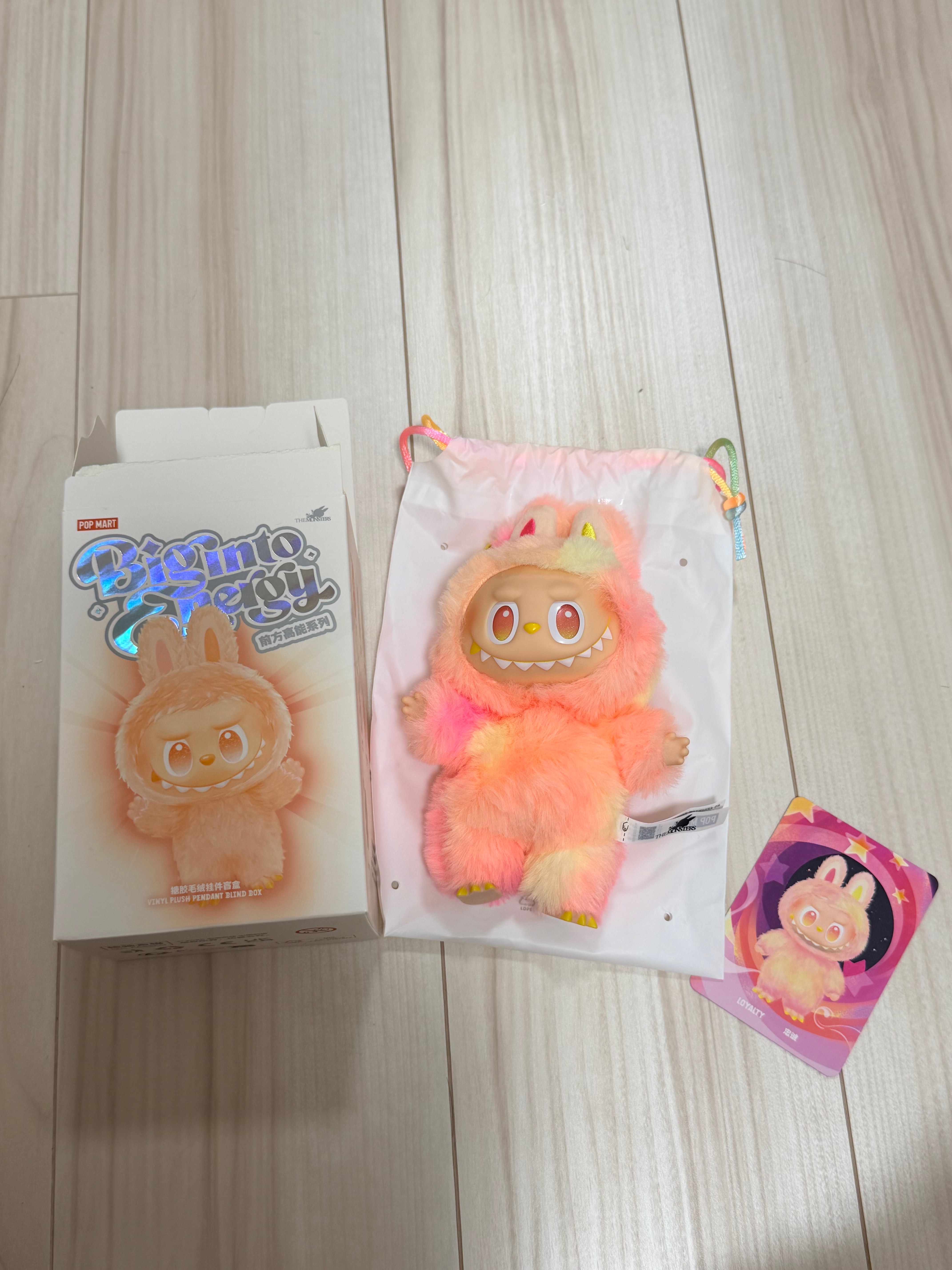 POP MART THE MONSTERS (LABUBU) Big into Energy Series Plush Pendant LOYALTY