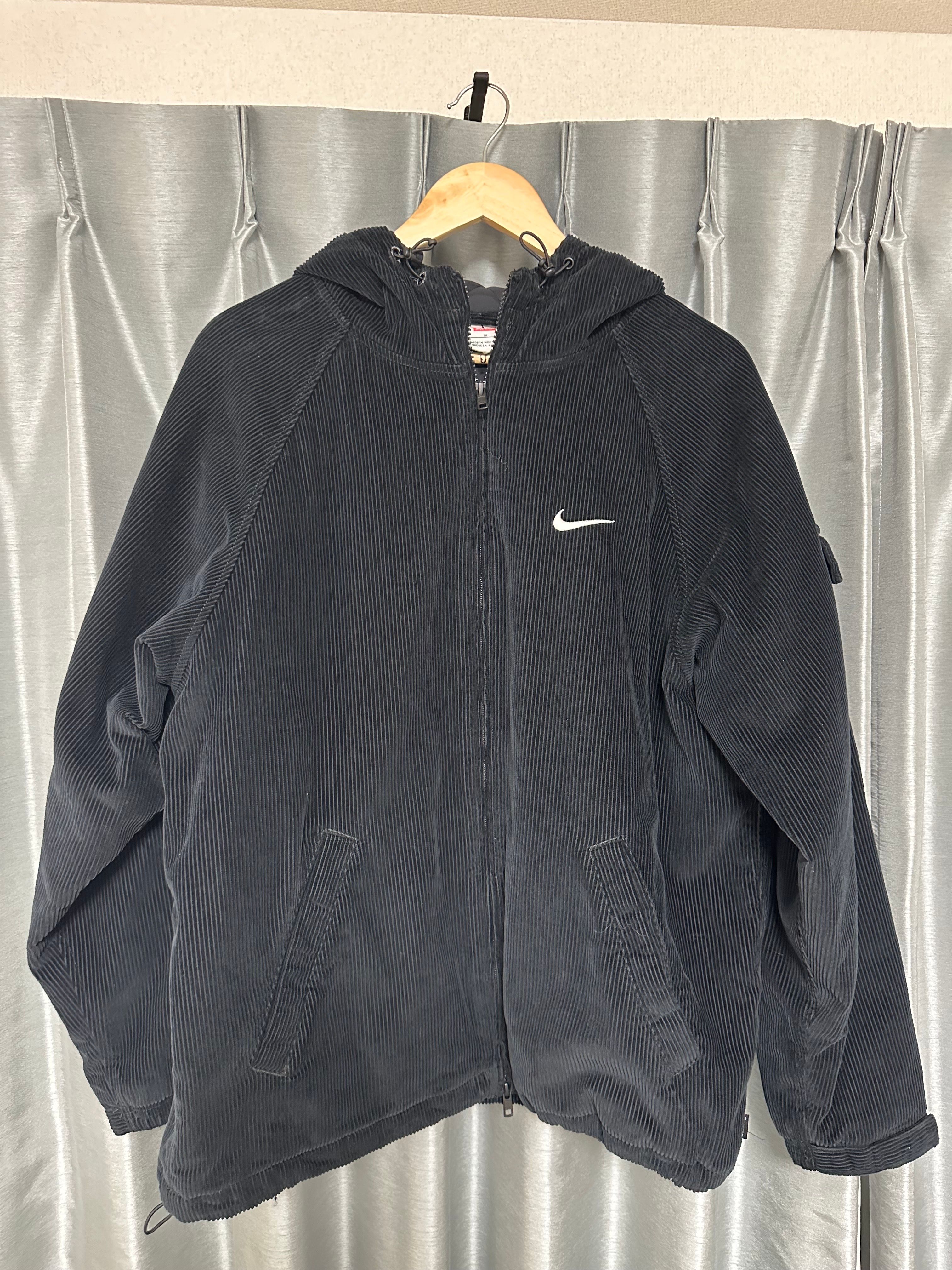 Supreme / Nike Arc Corduroy Hooded Jacket "Black"