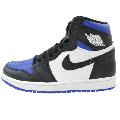 NIKE AIR JORDAN 555088-041 Air Jordan 1 Retro High OG Royal Toe AJ1 エアジョーダン レトロ ハイ ロイヤル トゥ スニーカー ブラック系 ブルー系 26cm【極上美品】【中古】