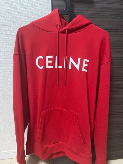 CELINE 胸ロゴパーカー(赤)