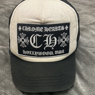 Chrome Hearts Trucker Cap CH "Black/White"
