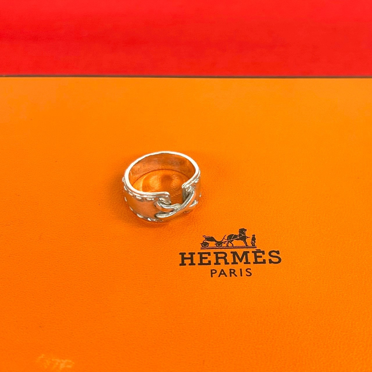 HERMES エルメス メキシカン リング シルバー925 リング・指輪 12号 シルバー
 24344