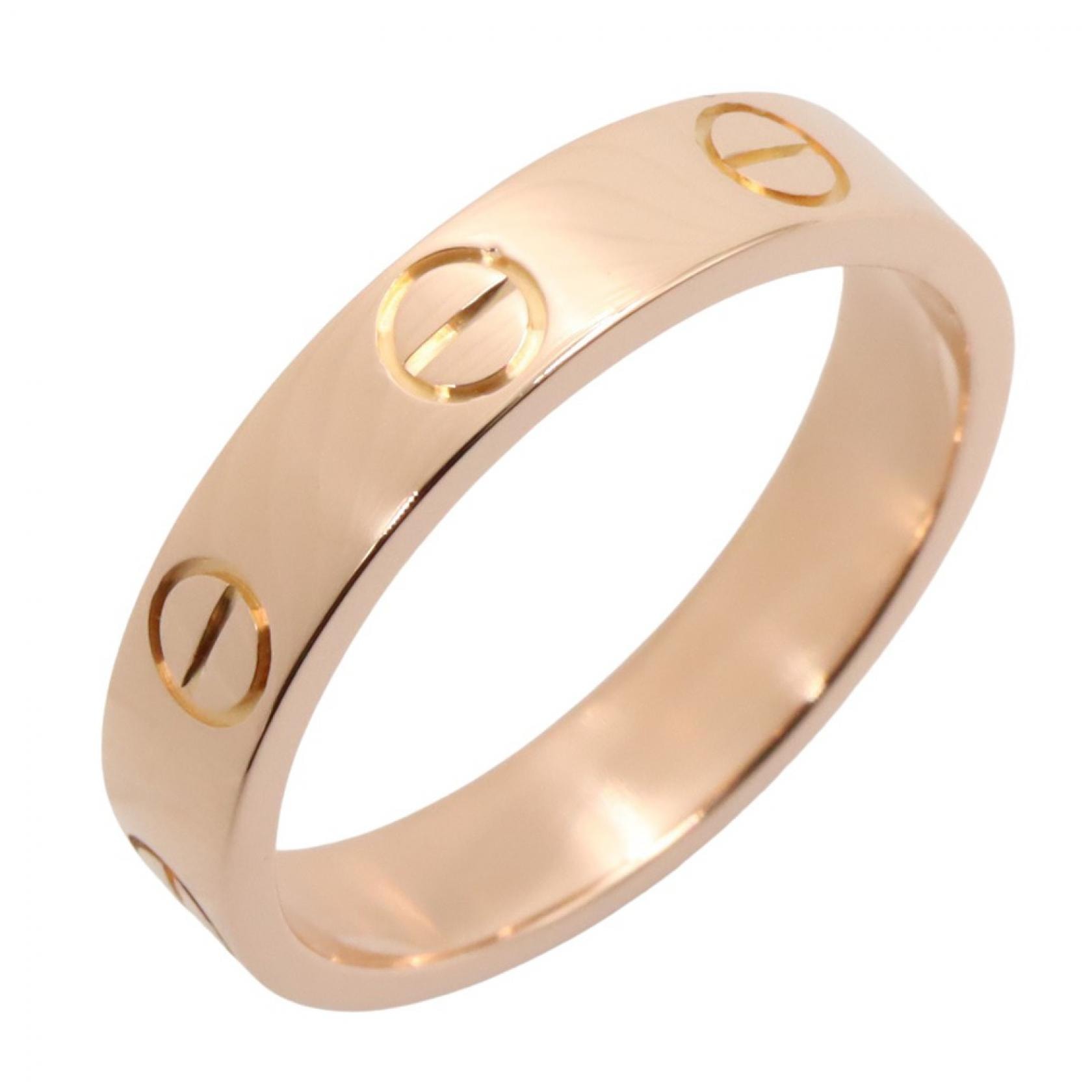 カルティエ CARTIER ミニラブリング リング・指輪 ジュエリー K18PG(ピンクゴールド) レディース ゴールド系 B4049748 【中古】