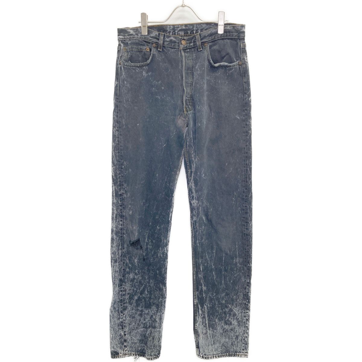 リーバイス 90s USA製 501 ブラックデニム ケミカルウォッシュ