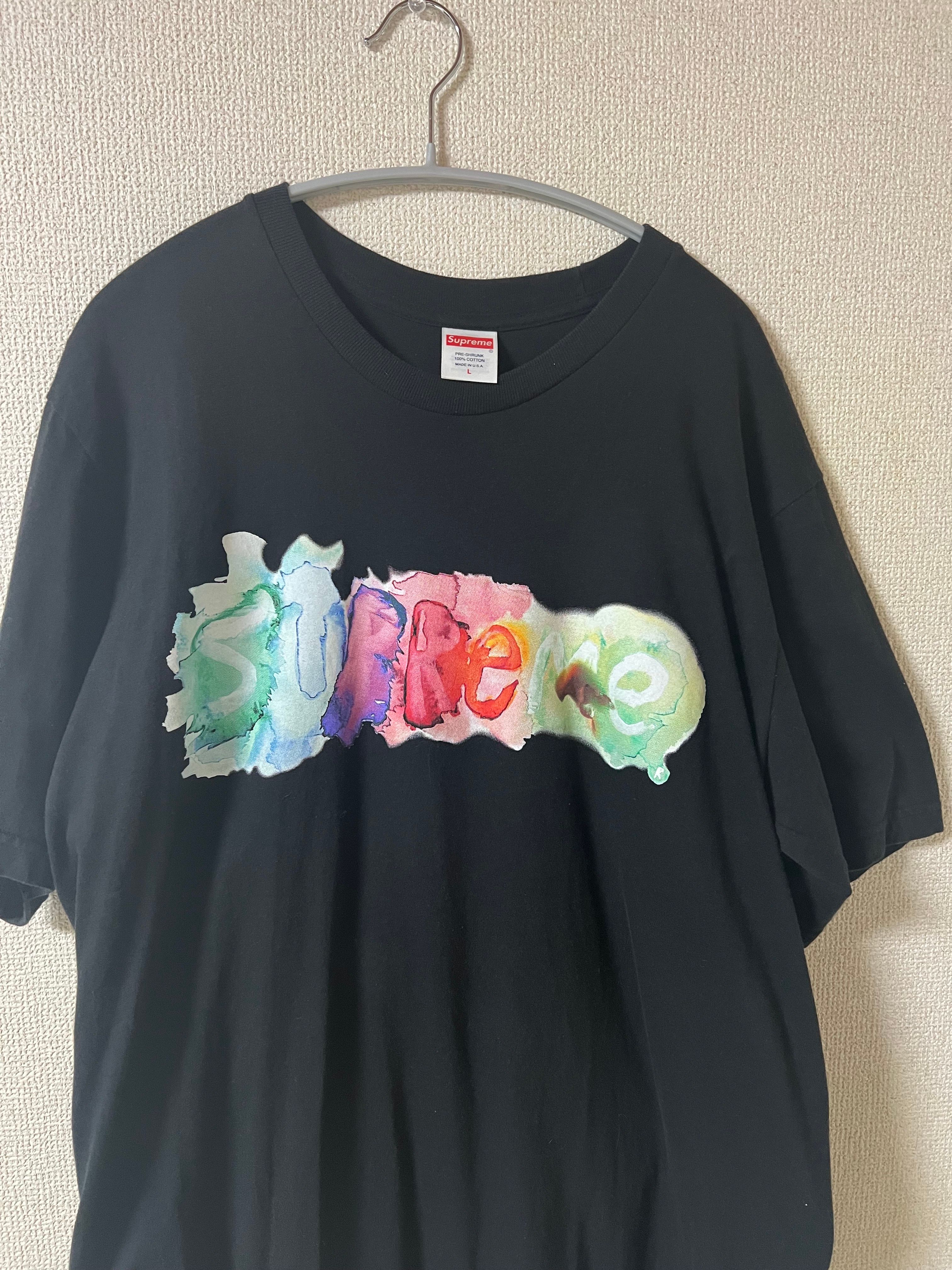 Supreme Watercolor Tee "Black"