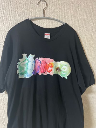 Supreme Watercolor Tee "Black"