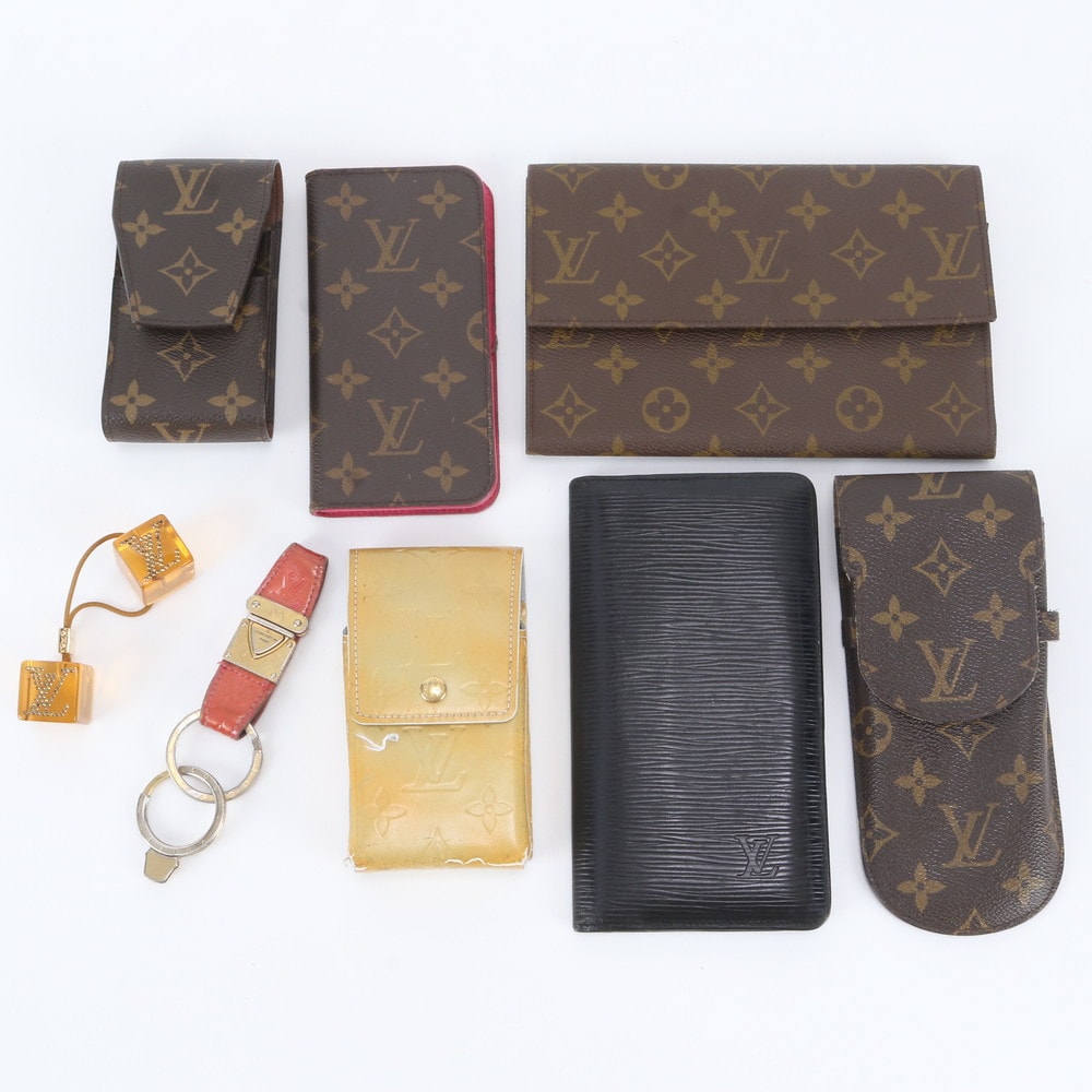 ルイヴィトン モノグラム長財布 レザー×コーティングキャンバス