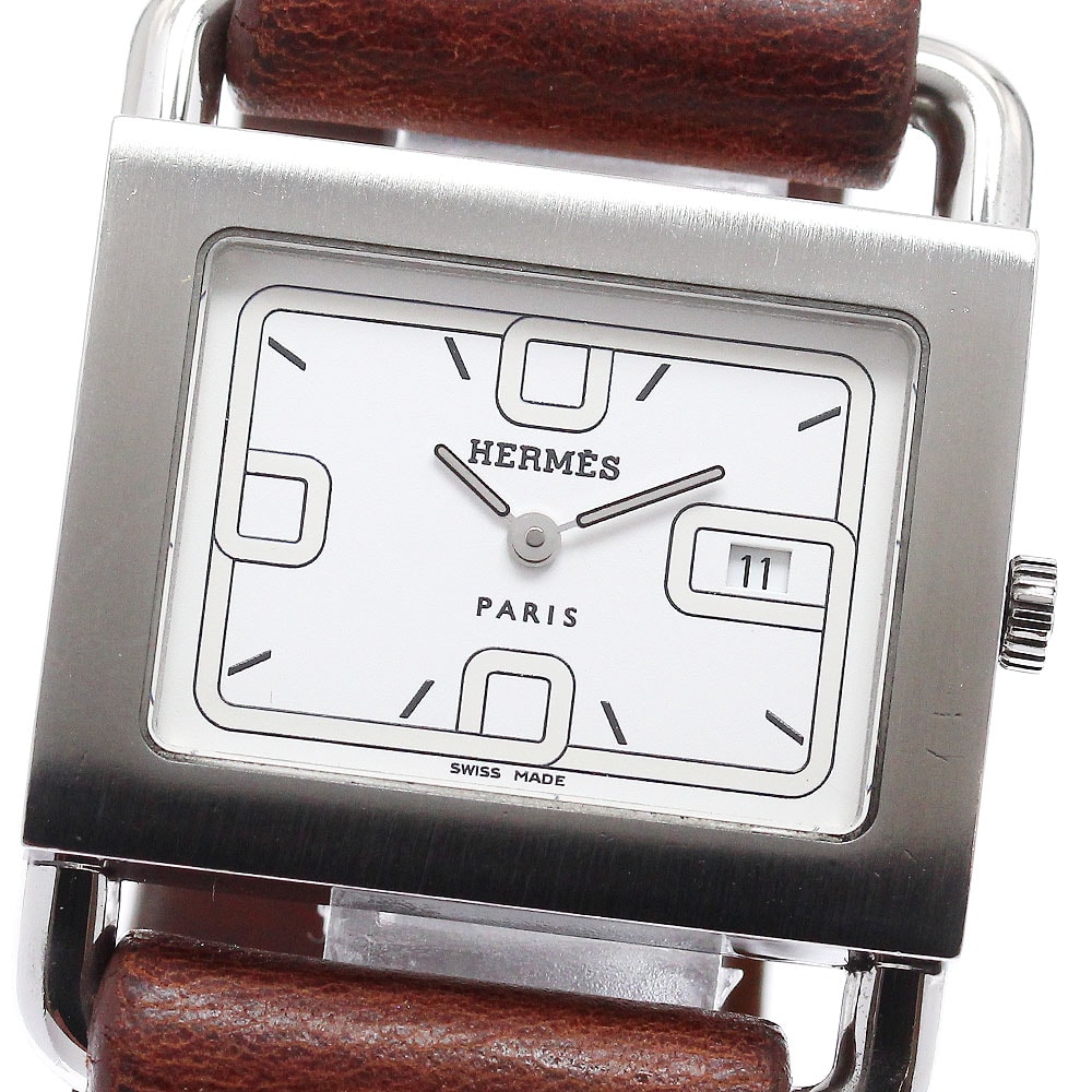エルメス バレニア デイト  BA1.510 クォーツ レディース 【中古】