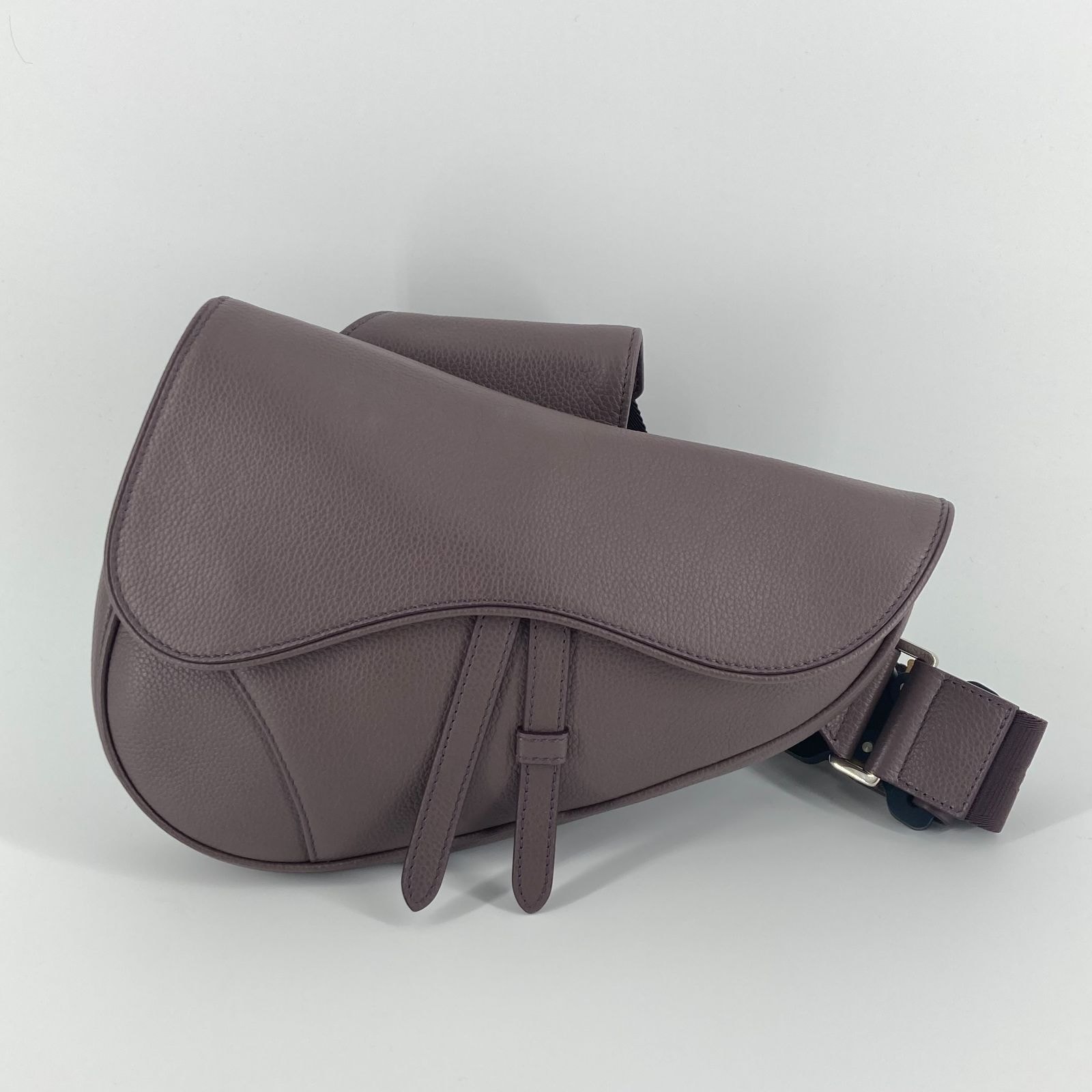 Christian Dior(クリスチャン・ディオール)サドルバッグ 06-BO-0149 ボディーバッグ パープル