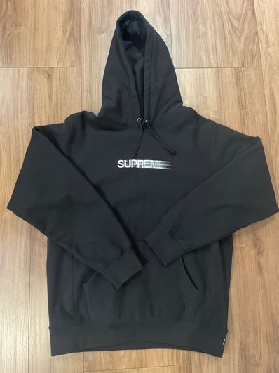 Supreme Motion Logo Hooded Sweatshirt "Black" (20SS)