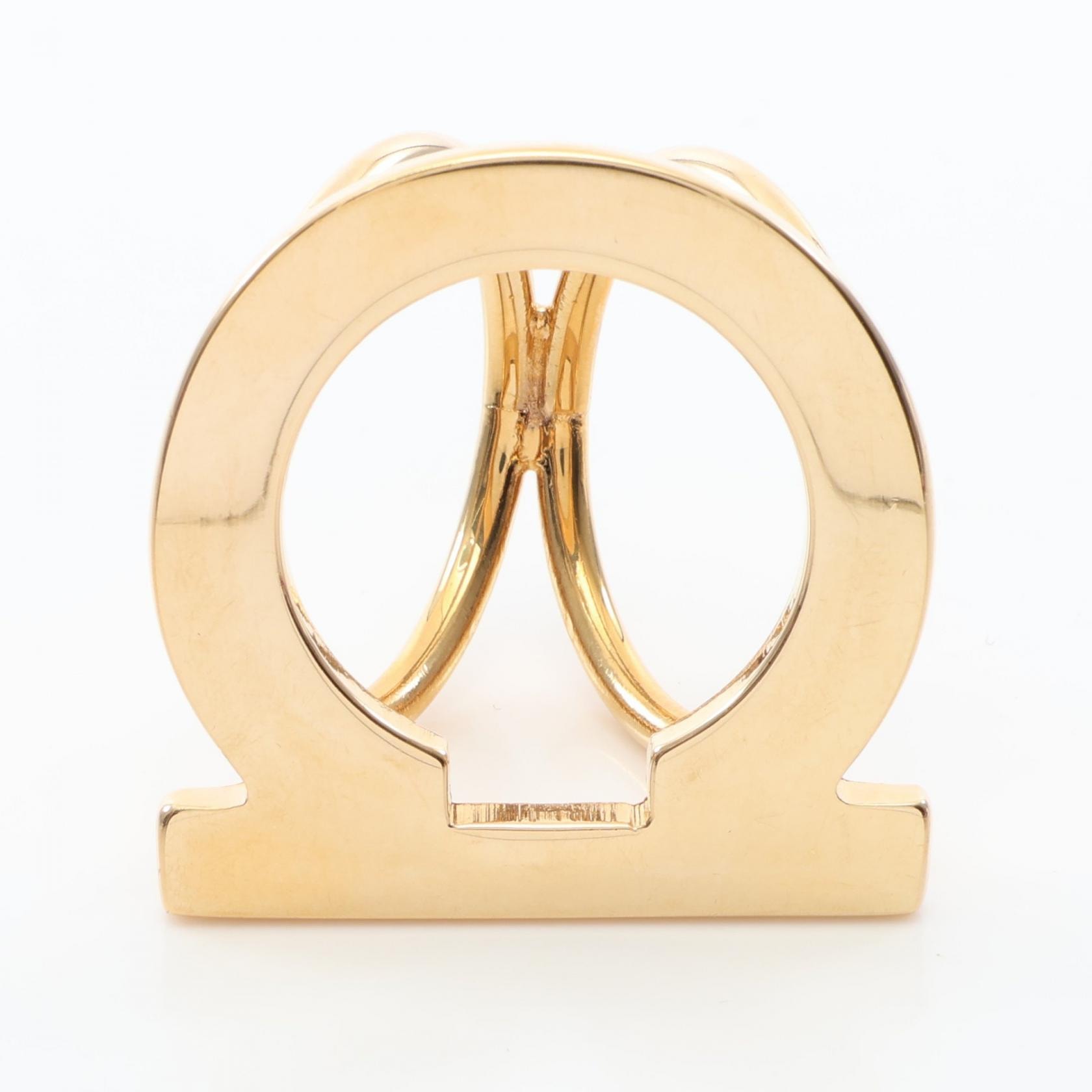 サルヴァトーレフェラガモ Salvatore Ferragamo ガンチーニ スカーフリング アクセサリー GP レディース ゴールド系 【中古】