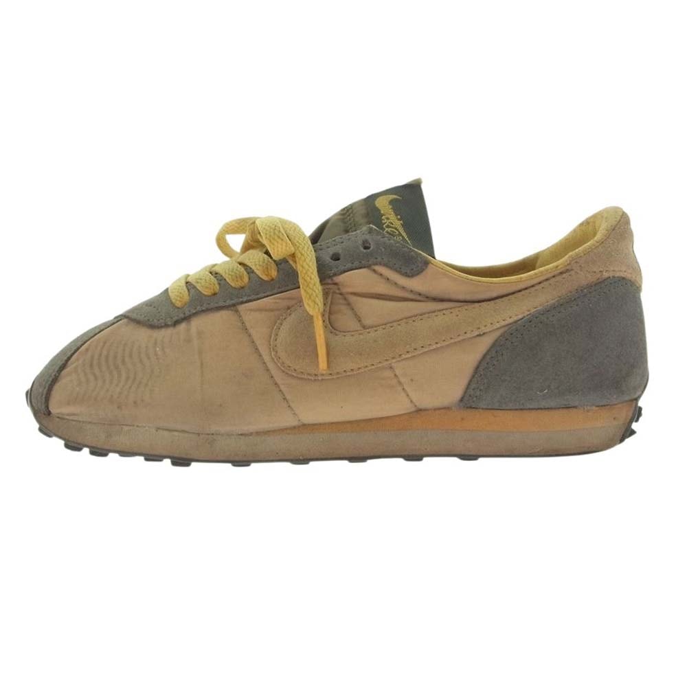 NIKE ナイキ スニーカー 302518-371 観賞用 020709 WAFFLE TRAINER ワッフルトレーナー イエロー系 カーキ系 23.5cm【中古】