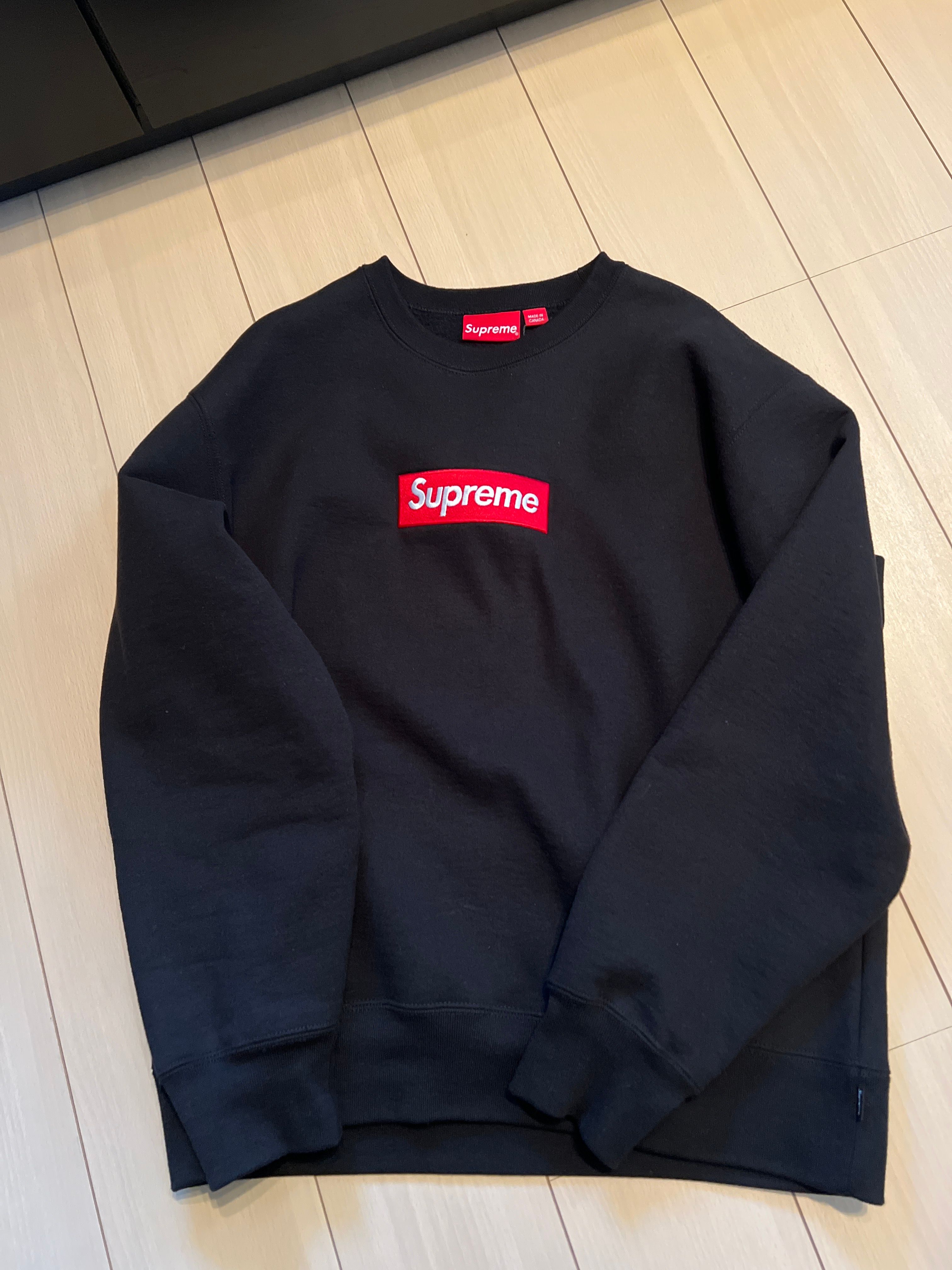 Supreme Box Logo Crewneck "Black" (22FW)