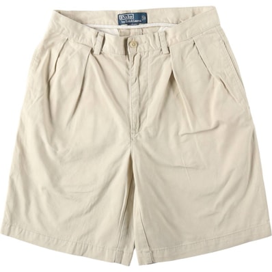 古着 ラルフローレン Ralph Lauren POLO by Ralph Lauren TYLER SHORT ツータック チノショーツ ショートパンツ メンズw31相当/eaa653479