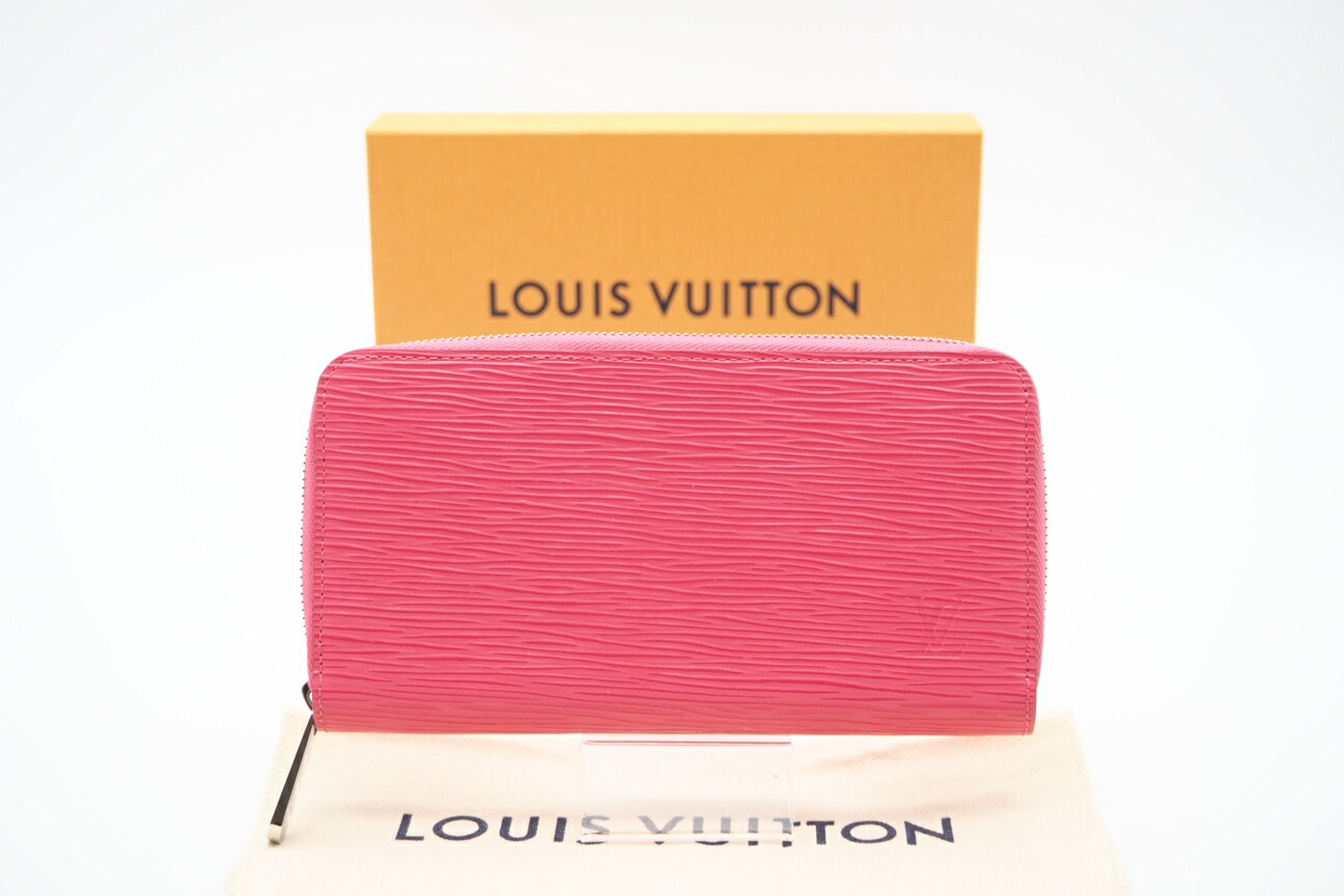 極美品 LOUIS VUITTON ルイ・ヴィトン エピ ジッピー ウォレット M83074 長財布 ピンク グレインレザー レディース