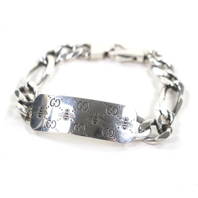 良品 グッチ ブレスレット シルバー メンズ 17
