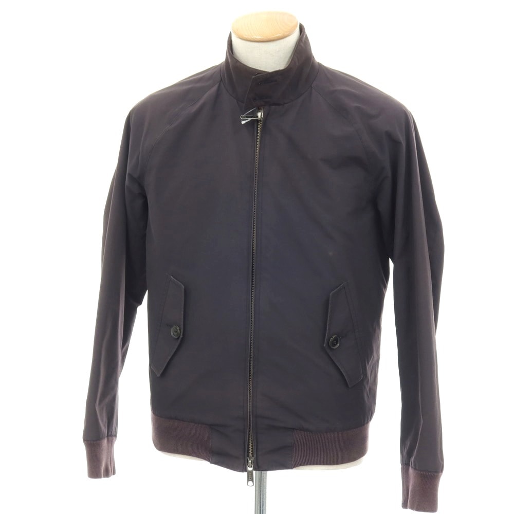 【中古】バラクータ BARACUTA コットンポリエステル G9 ハリントンジャケット スイングトップ グレイッシュネイビー【サイズ36】【メンズ】