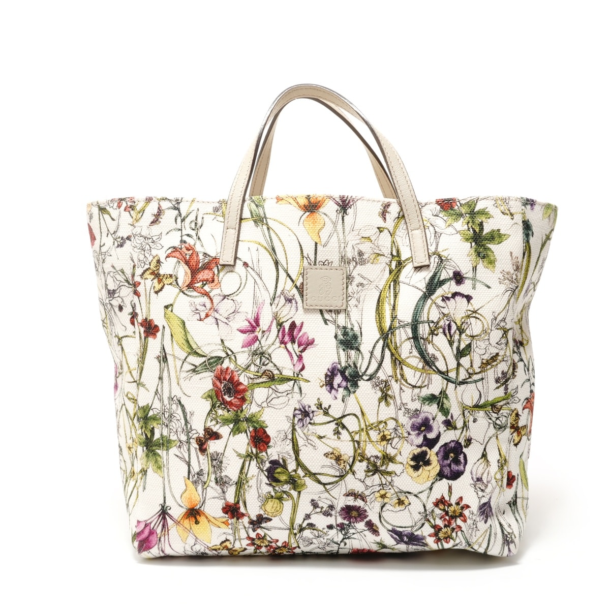 グッチ GUCCI チルドレンズ フローラ キャンバス ハンドバッグ【中古】