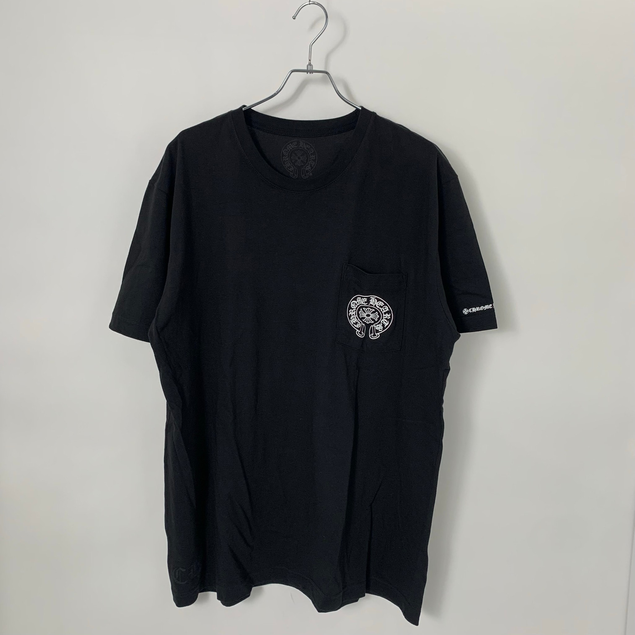 Chrome Hearts Horse Shoe Logo Pocket T-Shirt "Black"