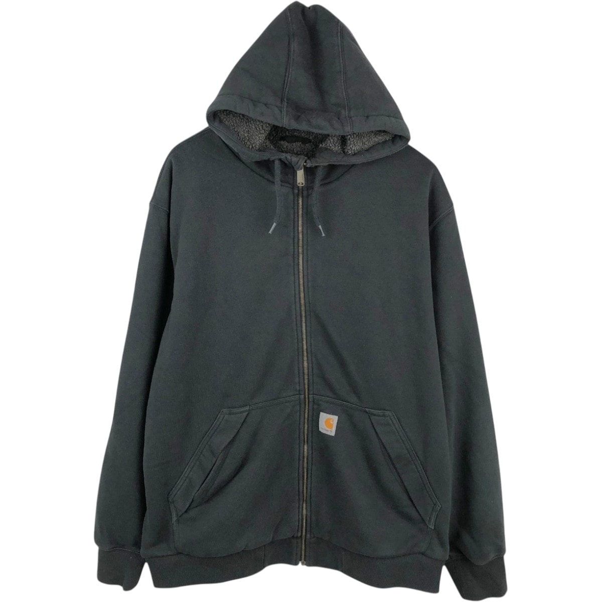 古着 カーハート Carhartt RAIN DEFENDER スウェットフルジップパーカー メンズXL相当/eaa673985