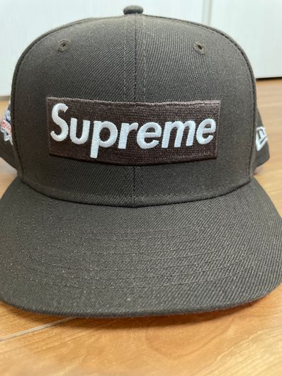 Supreme No Comp Box Logo New Era "Brown"