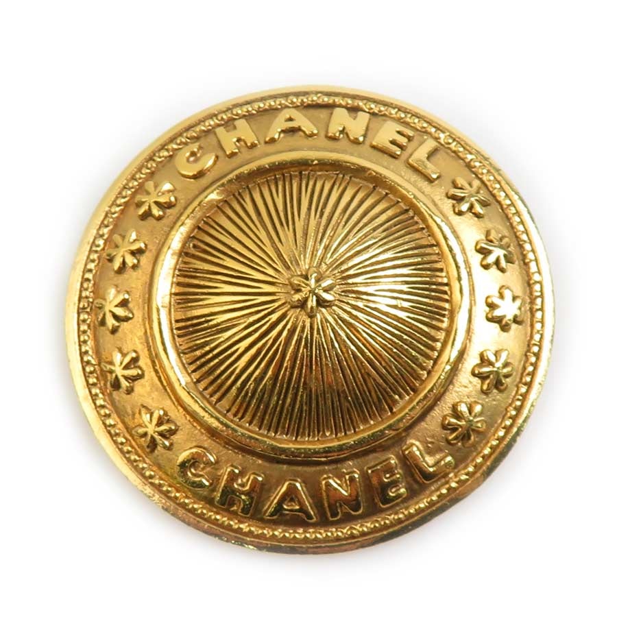 シャネル CHANEL ブローチ メタル ゴールド レディース【中古】 e61467a