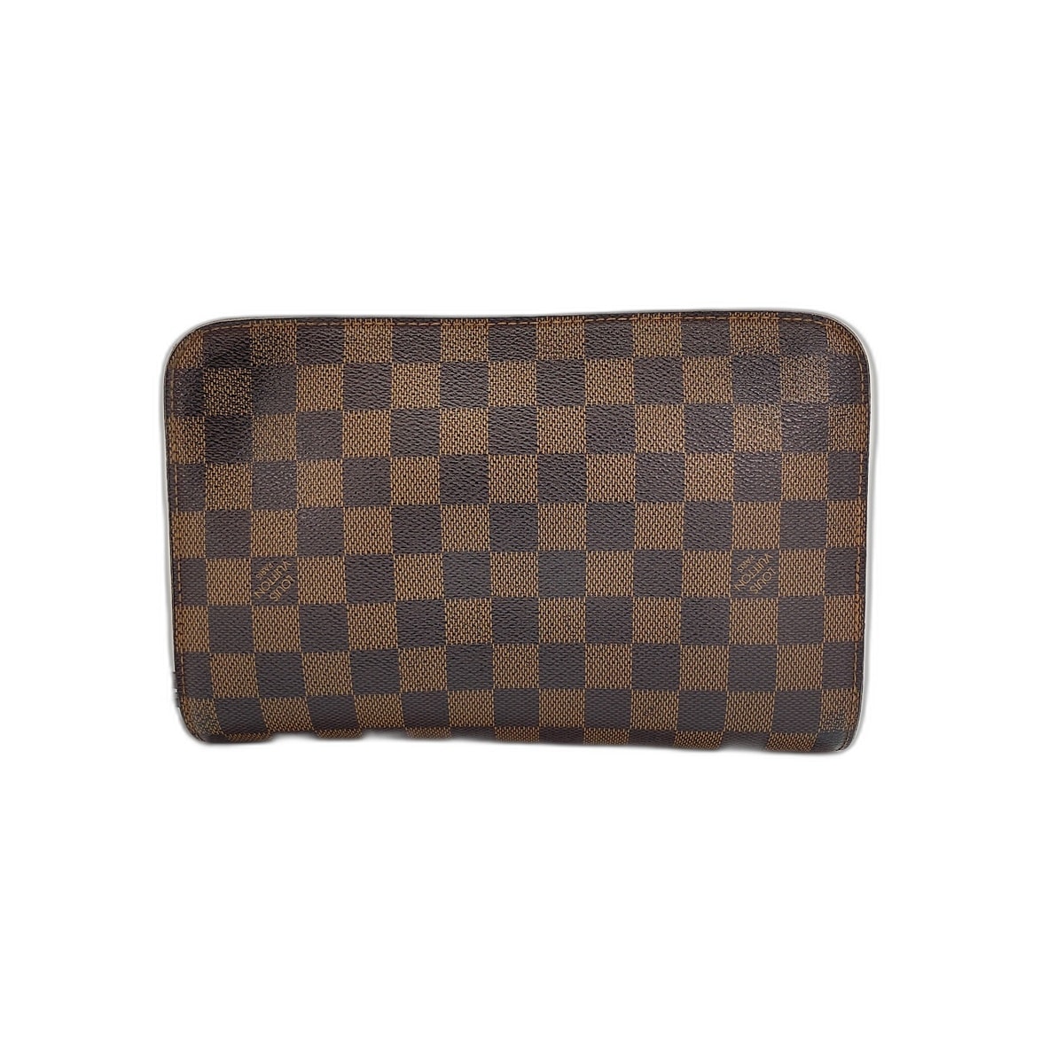ヴィトン LV ダミエ サンルイ クラッチバッグ【中古】