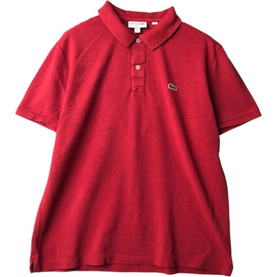 古着 ラコステ LACOSTE SLIM FIT 半袖 ポロシャツ メンズXL相当/eaa644637