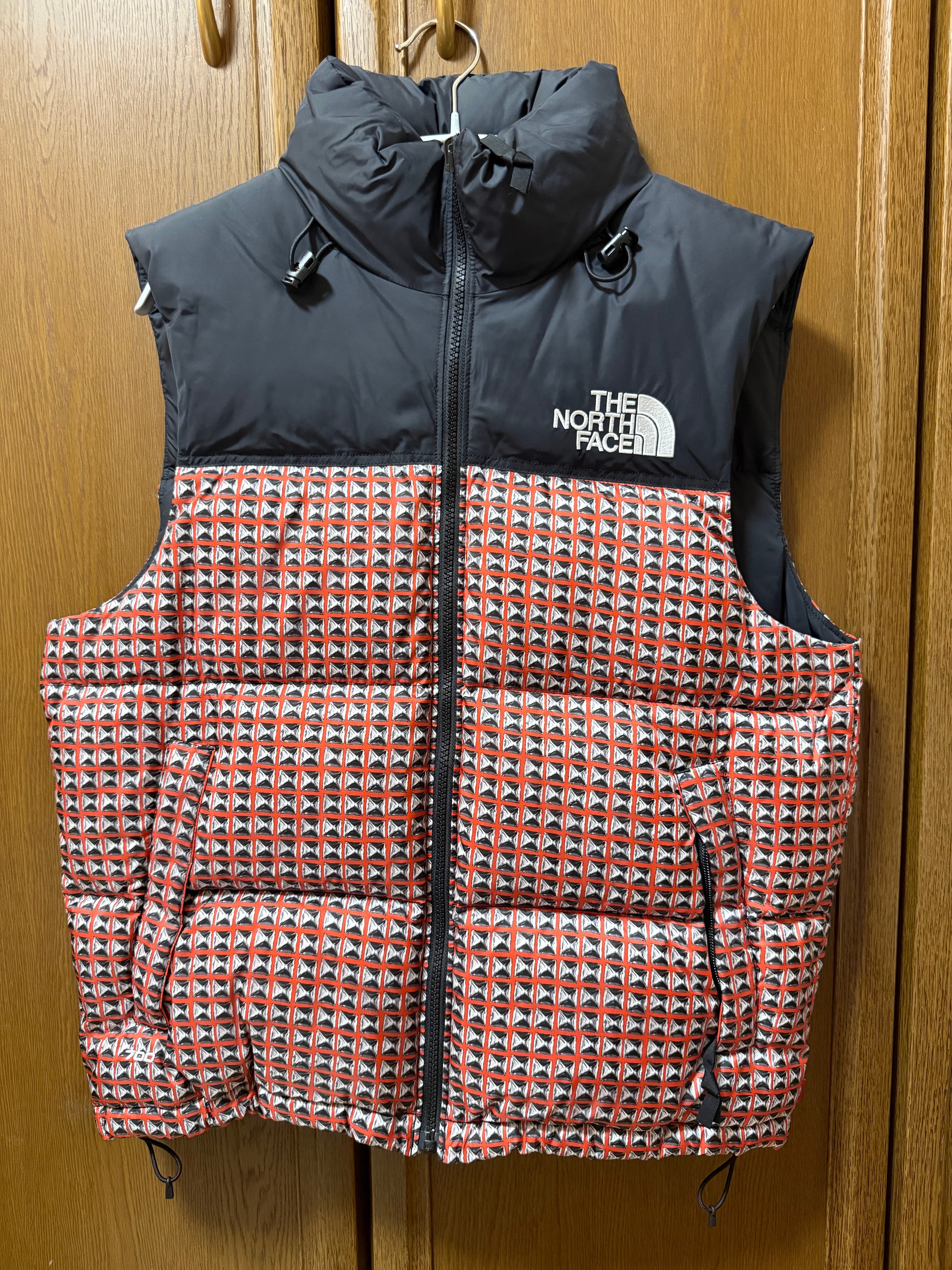 Supreme x The North Face Studded Nuptse Vest "Red"