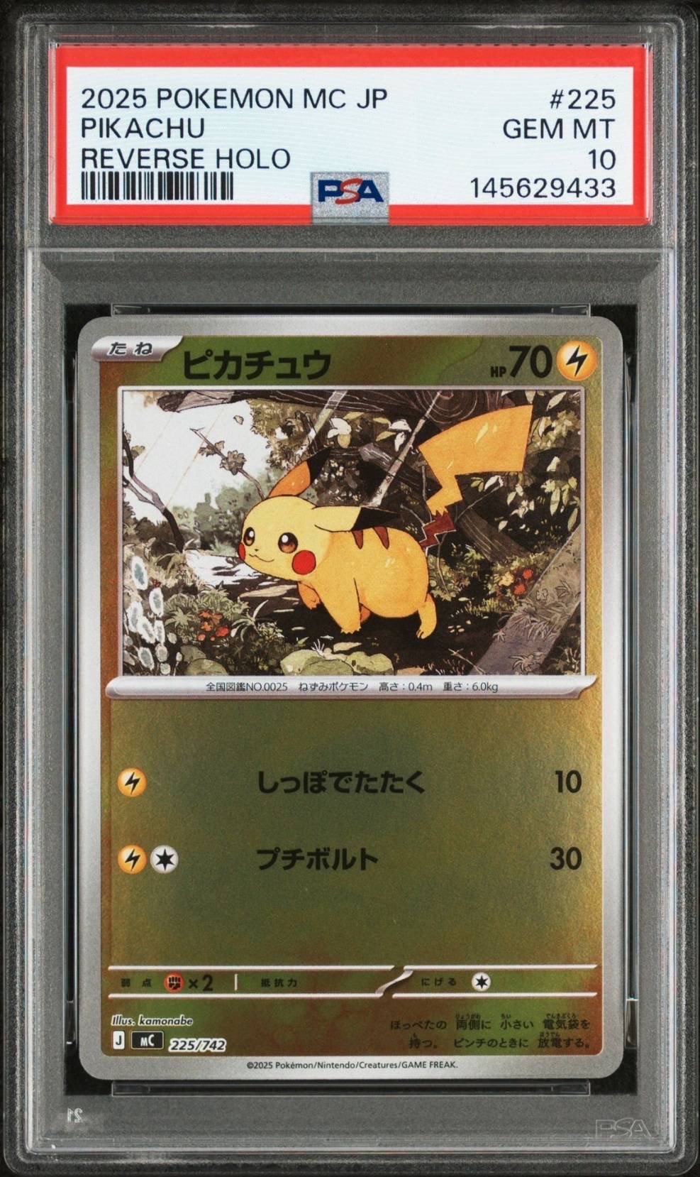 ピカチュウ :ミラー [MC 225/742](スタートデッキ100「バトルコレクション」)
