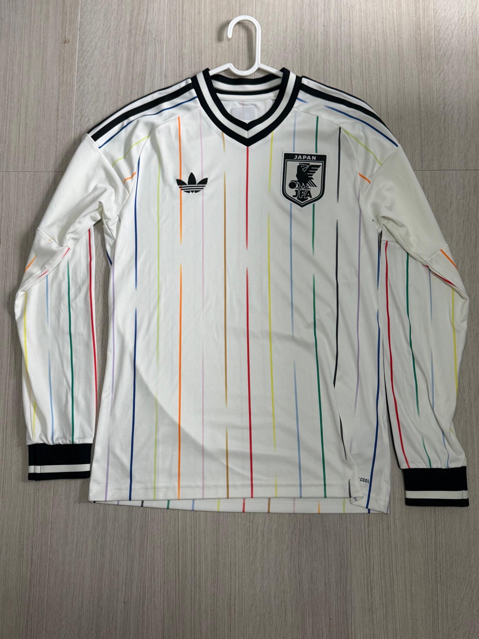 adidas Japan National Team 2026 Away Replica Jersey Long Sleeve "OffWhite/Black"