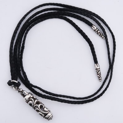 CHROME HEARTS オールド ローラースクロール レザーブレード