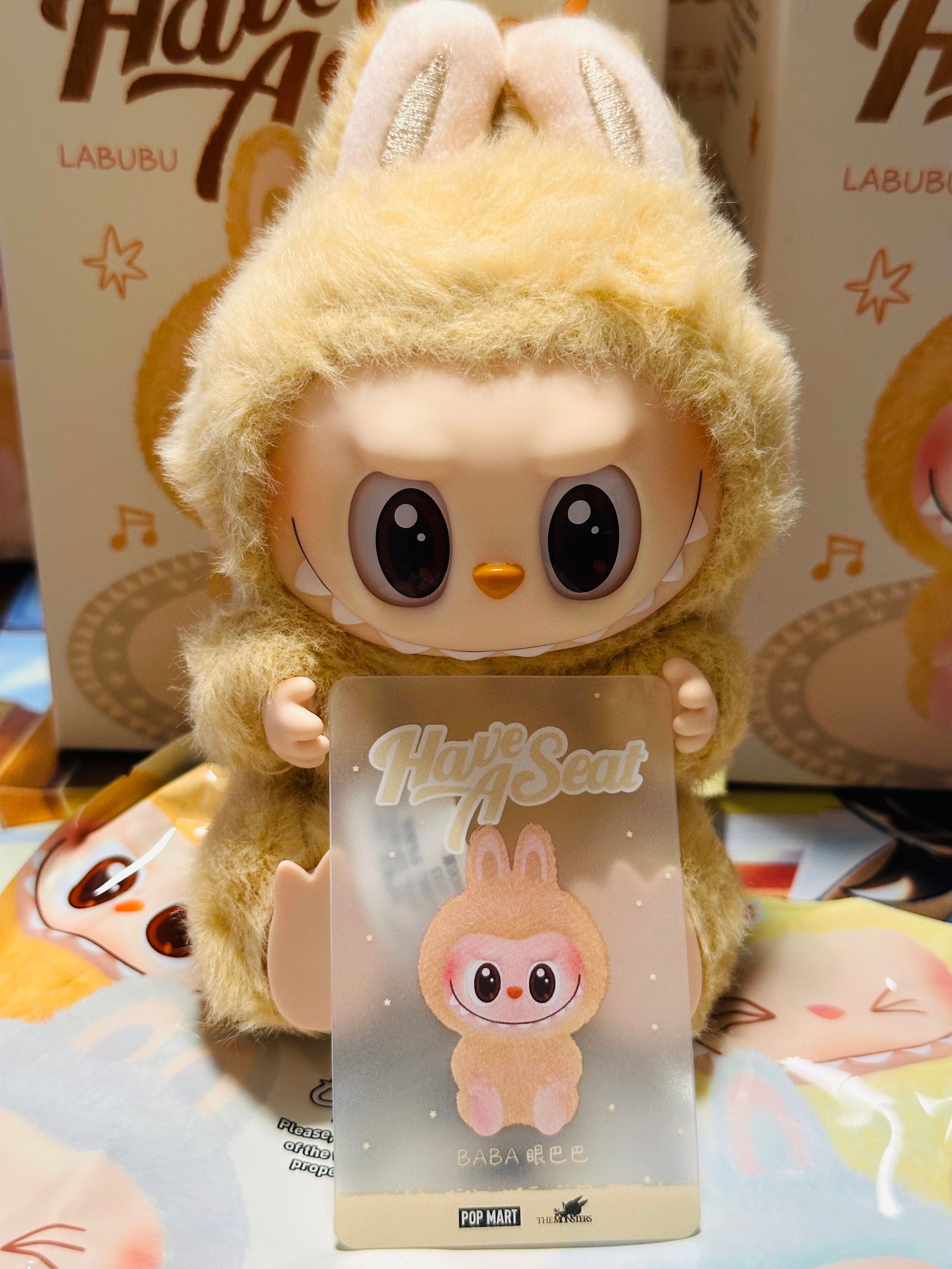 POP MART THE MONSTERS (LABUBU) Have a Seat Plush Series BABA