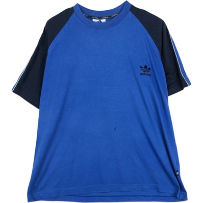 古着 90~00年代 アディダス adidas バックロゴ ロゴTシャツ メンズM相当/eaa623864