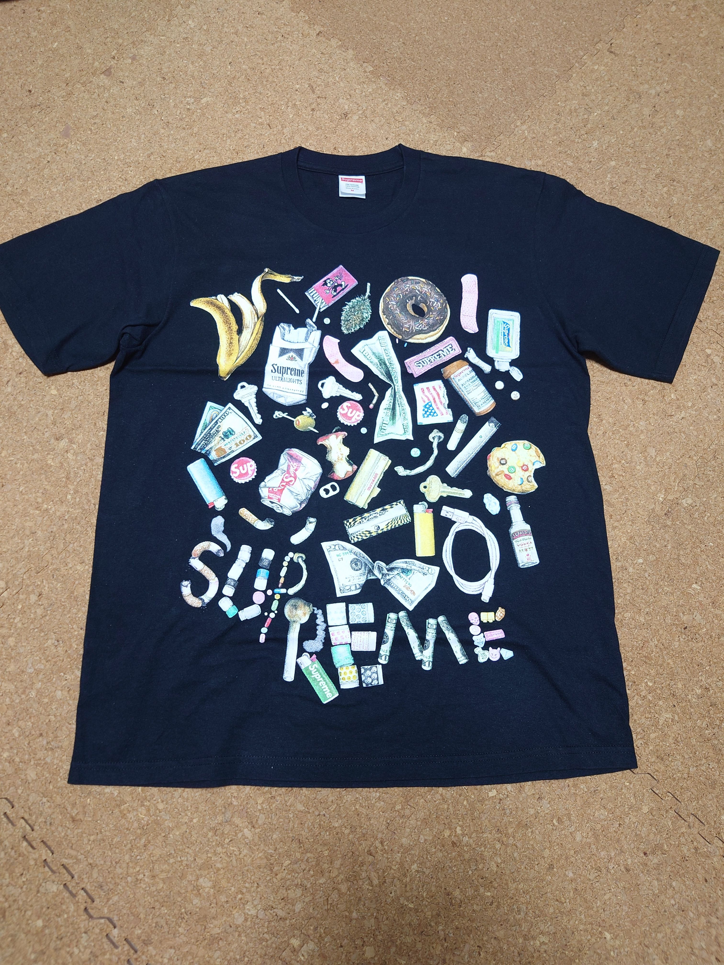 シュプリーム トラッシュ Tシャツ "ブラック"