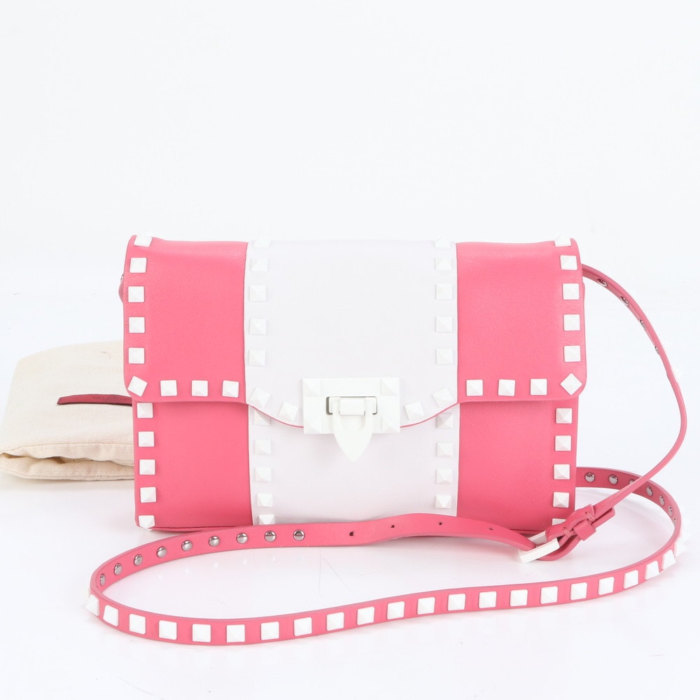 ■未使用 ヴァレンティノ ガラヴァーニ ロックスタッズショルダーバッグ