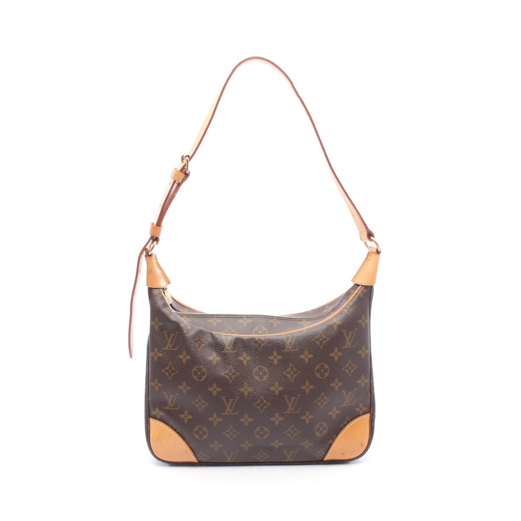 ルイ・ヴィトン LOUIS VUITTON ブローニュPM モノグラム ショルダーバッグ バッグ PVCコーティングキャンバス レザー モノグラム レディース ブラウン系 M51265 【中古】