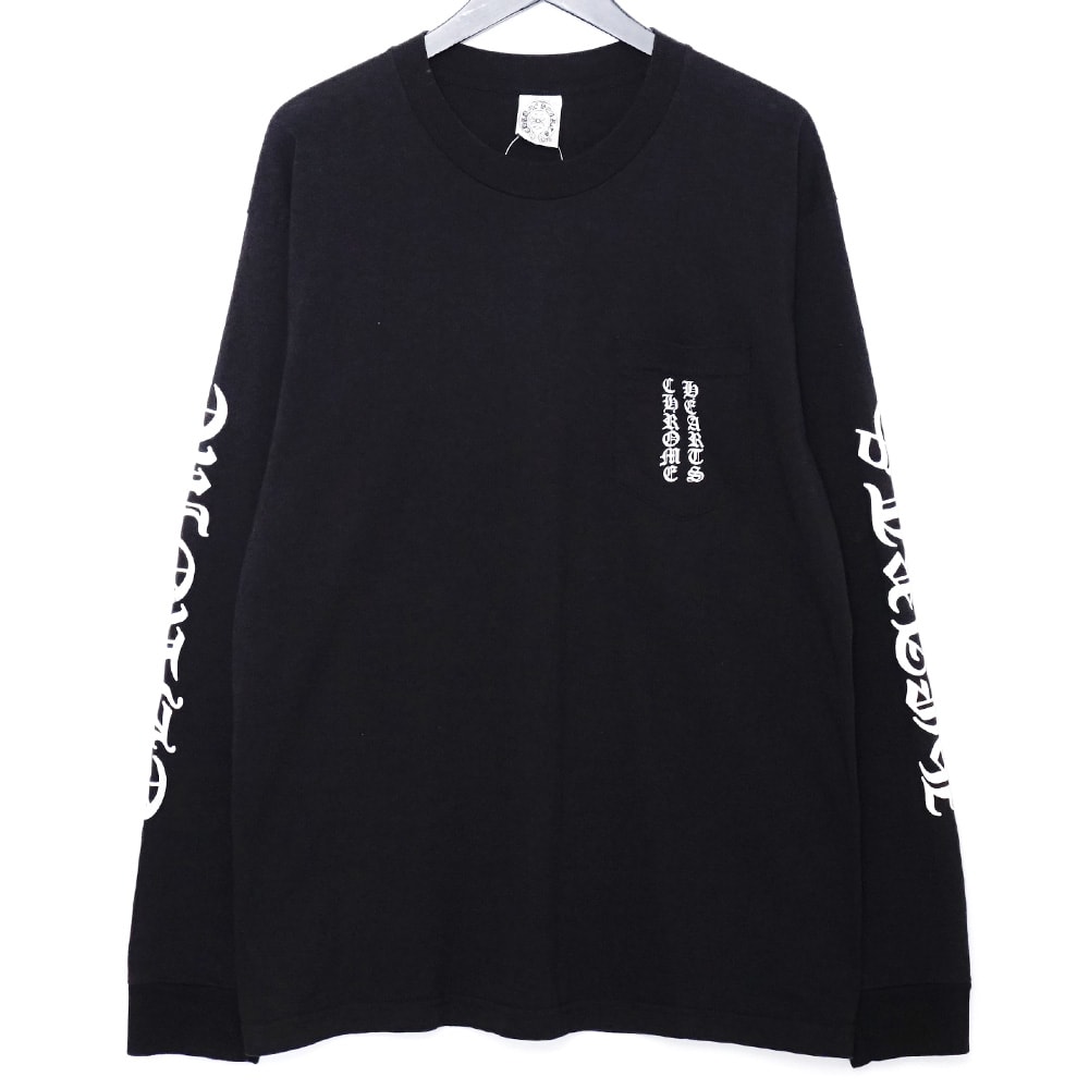 CHROME HEARTS オールド バックスクロールラベルロングスリーブTシャツ