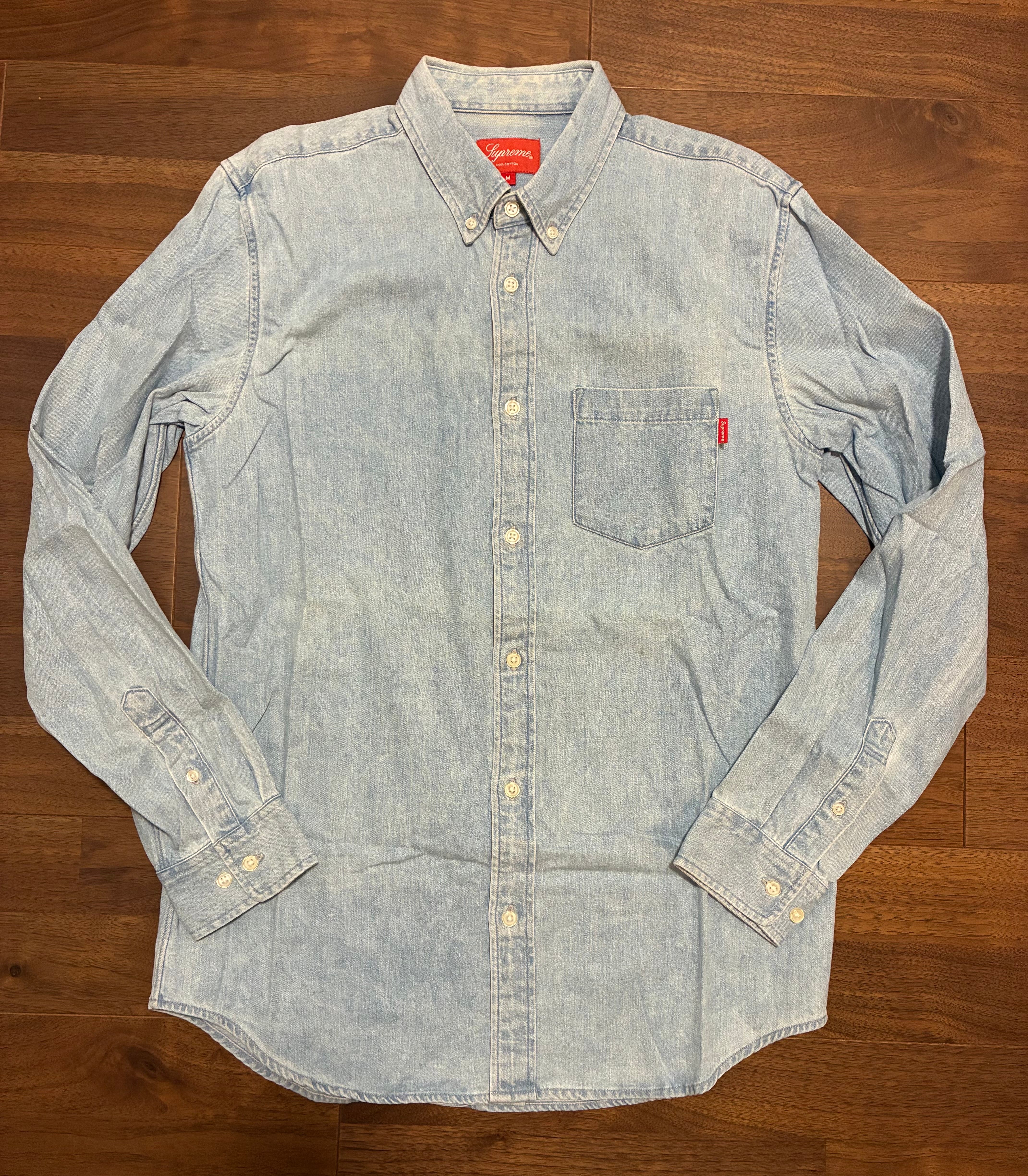 supreme シュプリーム デニムシャツ Mサイズ