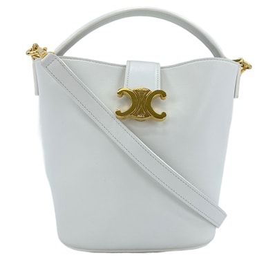 セリーヌ CELINE レザー ルイーズ 2WAY ハンドバッグ【中古】