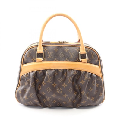 ルイ・ヴィトン LOUIS VUITTON ミツィ ハンドバッグ バッグ PVCコーティングキャンバス レザー モノグラム レディース ブラウン系 M40058 【中古】