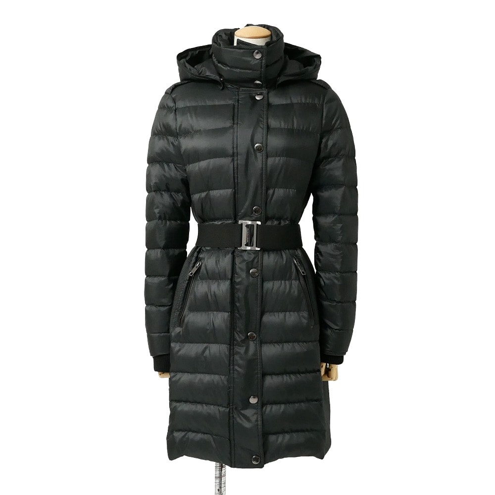 ■美品■BURBERRY バーバリー コート サイズ38(175/84A) ダウンコート ベルテッド 中綿 トレンチコート ブランド古着【中古】20260909/RB0949