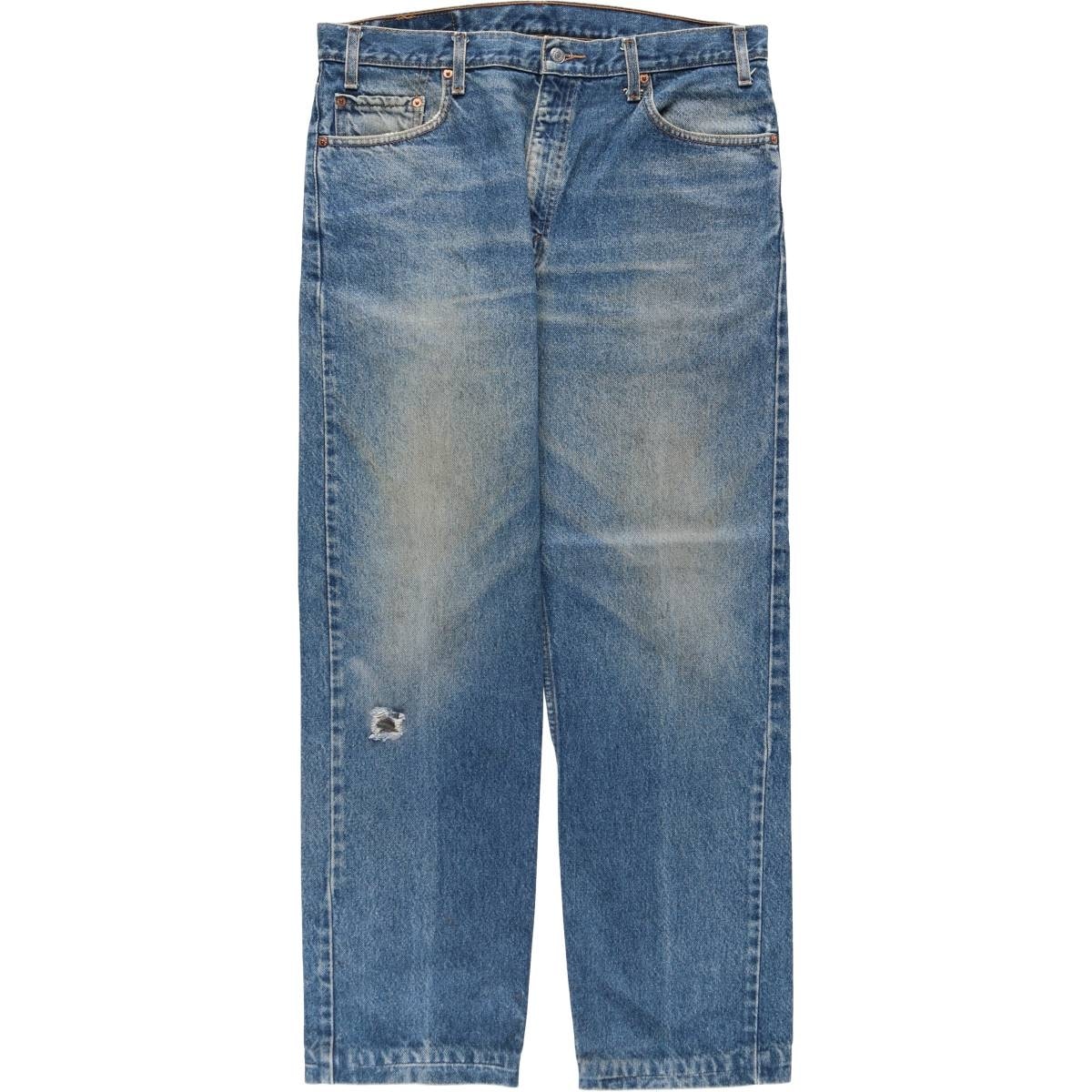古着 90年代 リーバイス Levi's 505 REGULAR FIT STRAIGHT LEG テーパードデニムパンツ メンズw36相当 ヴィンテージ/eaa634216